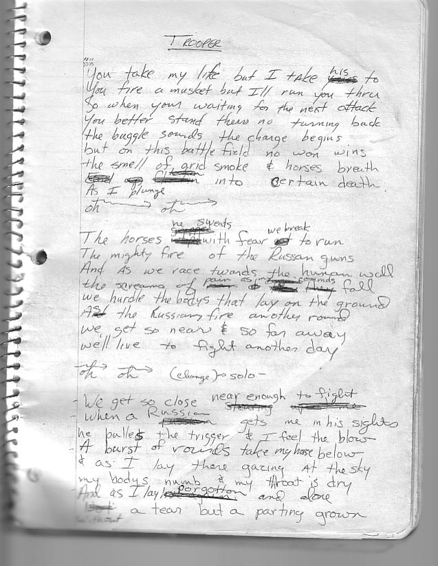 Scanned Lyrics